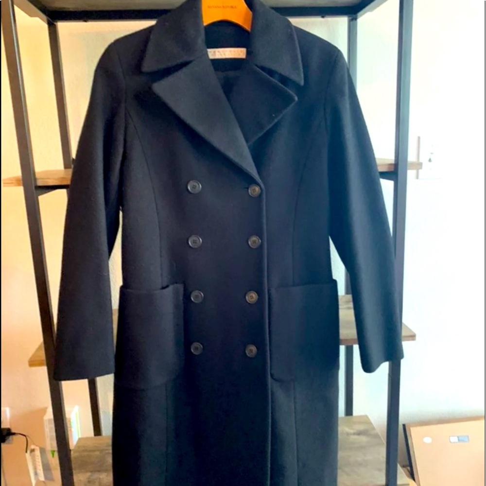 Perry Ellis Double Breasted Pea Coat sz4